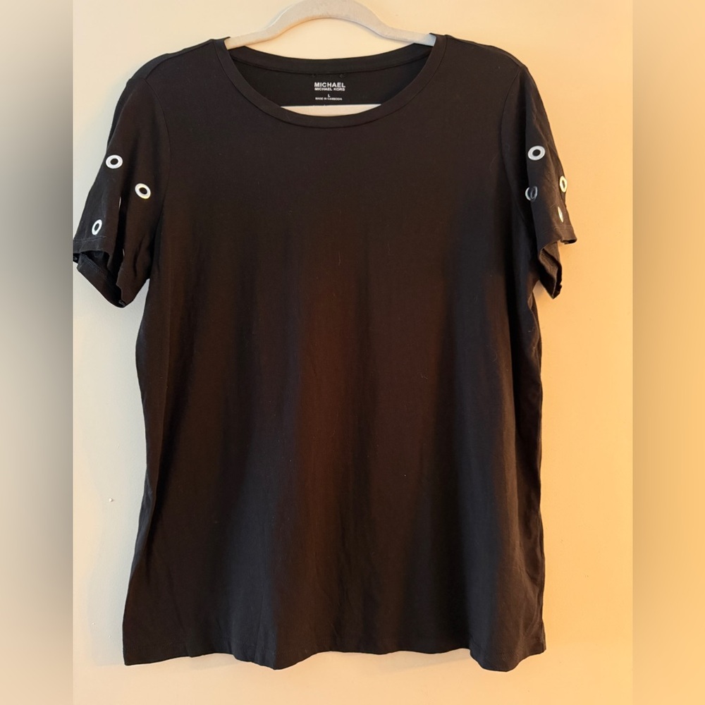 Michael Kors Black Short Sleeve T-Shirt